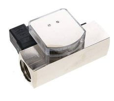 Caudalímetro e interruptor de caudal de área variable para aceite 35-110 l/min G1'' de latón