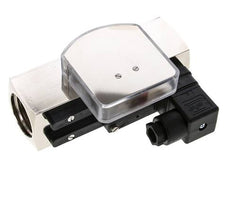 Caudalímetro e interruptor de caudal de área variable para aceite 35-110 l/min G1'' de latón
