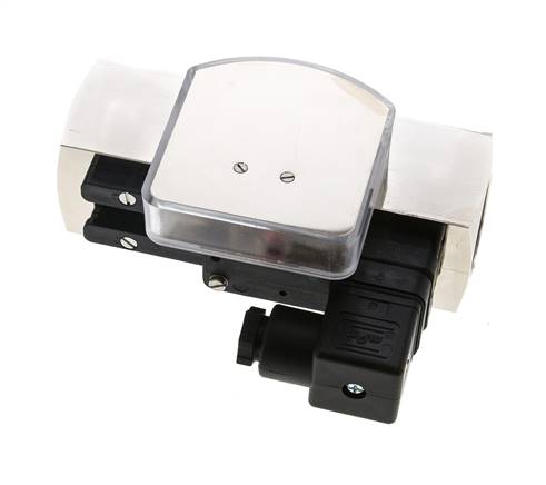 Caudalímetro e interruptor de caudal de área variable para aceite 35-110 l/min G1'' de latón