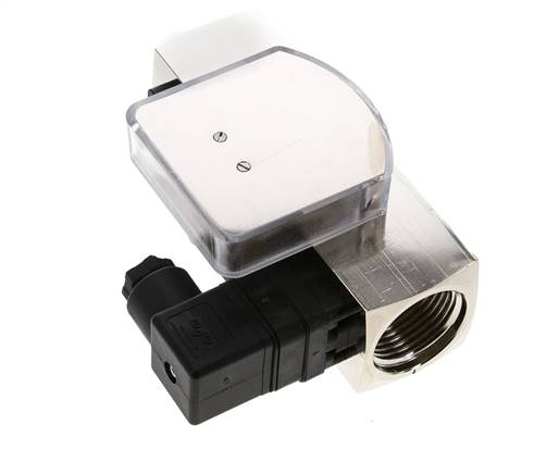 Caudalímetro e interruptor de caudal de área variable para aceite 35-110 l/min G1'' de latón