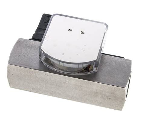Caudalímetro e interruptor de caudal de área variable para aceite 0.5-1.5 l/min G1'' de acero inoxidable