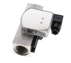 Caudalímetro e interruptor de caudal de área variable para aceite 8-24 l/min G1'' de acero inoxidable