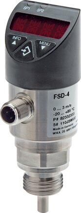 Caudalímetro e interruptor de caudal calorimétrico WIKA FSD-4 G1/2'' sin IO-Link