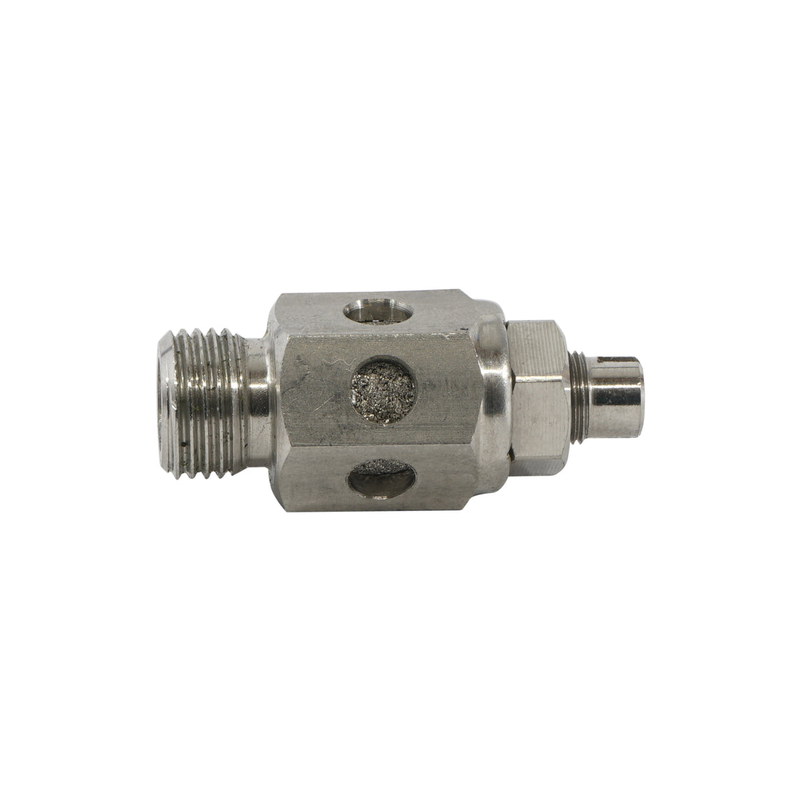 1/2" NPT Stainless Steel Throttle Valve with Silencer [50 pieces]
