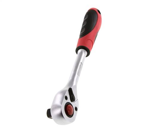 1/2" Gedore Red Ratchet With Switch Lever And Lock-Release Button