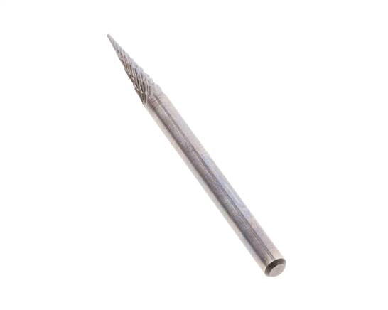 SKM Pointed Cone Shaped 3 mm Carbide Burr