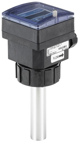 Electromagnetic insertion flow meter, stainless steel sensor, long probe, with display - Bürkert 8045 - 449673