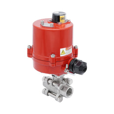Rp 1-1/2'' 2-Way Stainless Steel Electrical Ball Valve 12V AC/DC