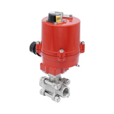 Rp 1-1/4'' 2-Way Stainless Steel Electrical Ball Valve 12V AC/DC