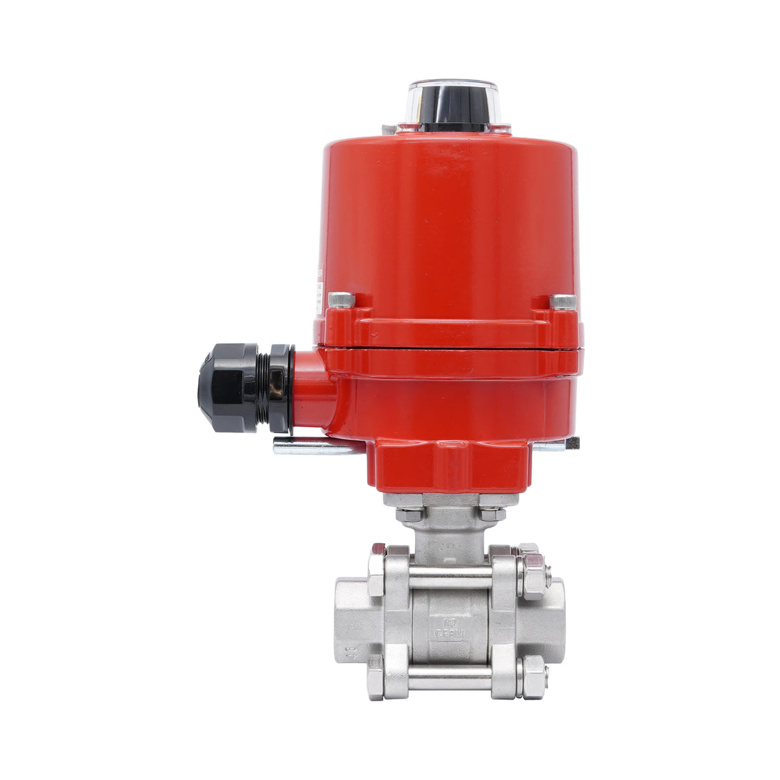 Rp 2'' 2-Way Stainless Steel Electrical Ball Valve 100-240V AC