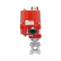 Rp 1-1/4'' 2-Way Stainless Steel Electrical Ball Valve 24V AC/DC