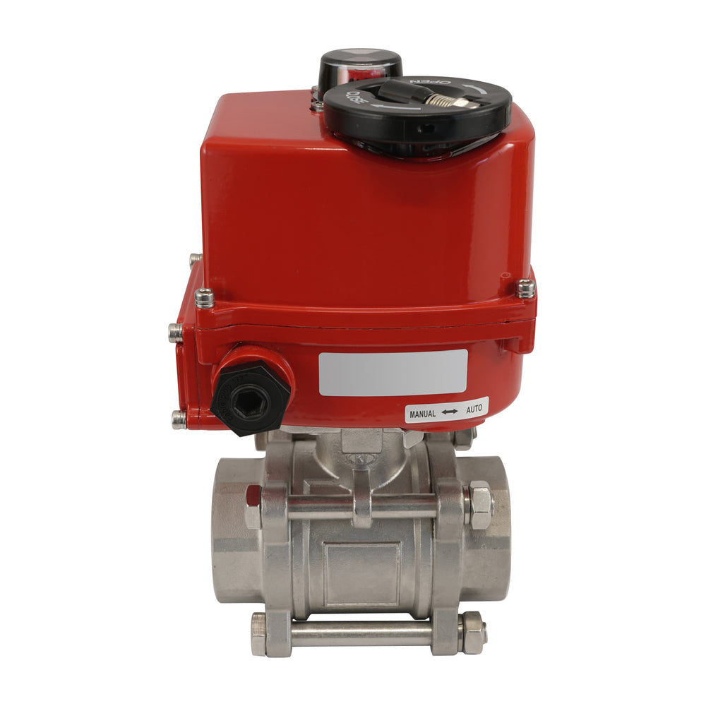 G2'' 2-Way Stainless Steel Electric Ball Valve 100-240V AC