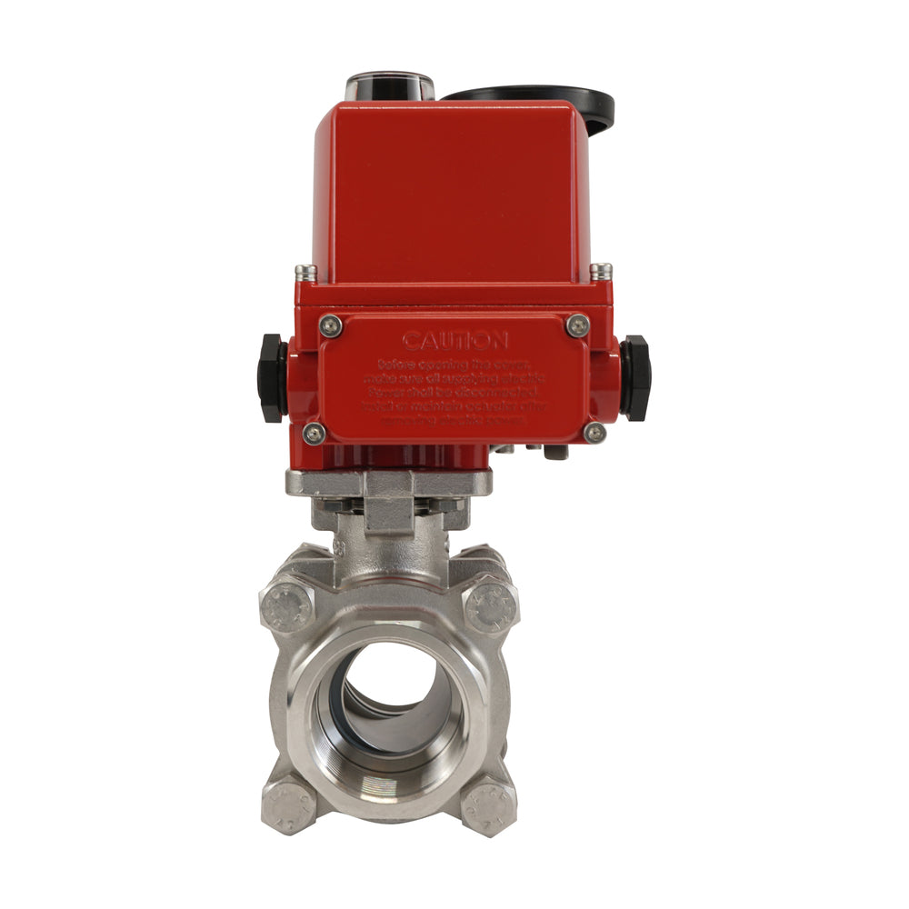 G3/8'' 2-Way Stainless Steel Modulating Electric Ball Valve 24V AC/DC
