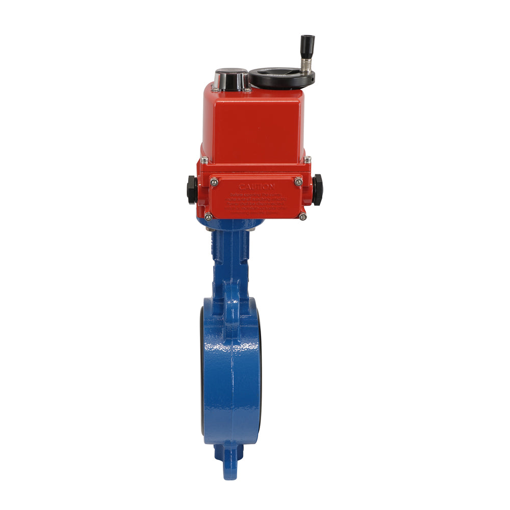 Válvula de Mariposa Electrica DN100 24V AC/DC Lug GGG40 PTFE/EPDM AG5