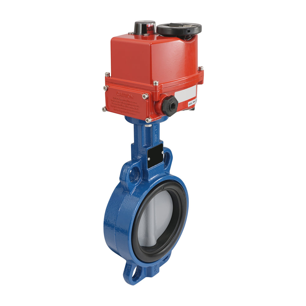 Electric Butterfly Valve DN80 24V AC/DC Wafer GGG40 EPDM Drinking water AG5