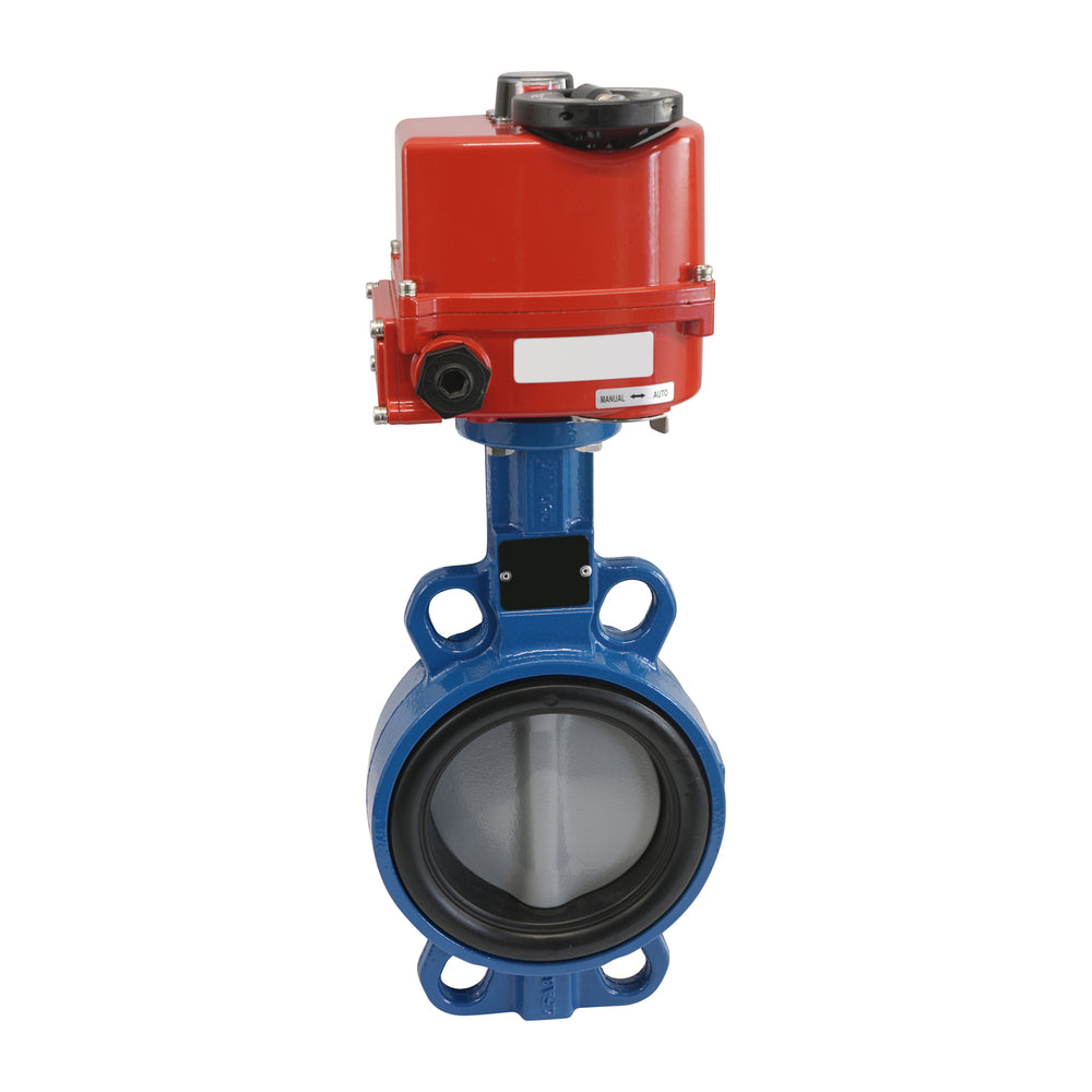 Electric Butterfly Valve DN80 24V AC/DC Wafer GGG40 EPDM Drinking water AG5