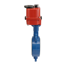 Electric Butterfly Valve DN80 24V AC/DC Wafer GGG40 EPDM Drinking water AG5