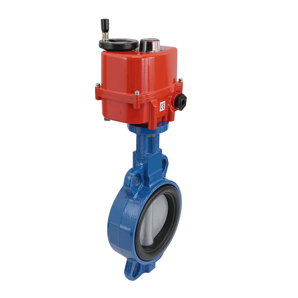 Electric Butterfly Valve DN80 24V AC/DC Wafer GGG40 EPDM Drinking water AG5