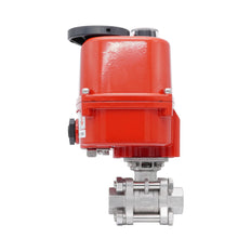 Rp 1-1/4'' 2-Way Stainless Steel Modulating Electric Ball Valve 24V AC/DC