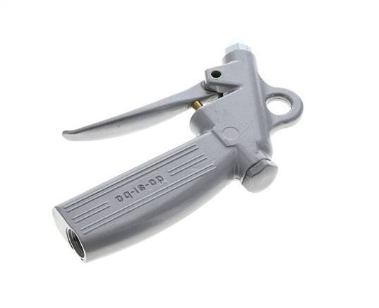 G1/4 inch Adjustable Flow Aluminum Air Blow Gun Short Nozzle