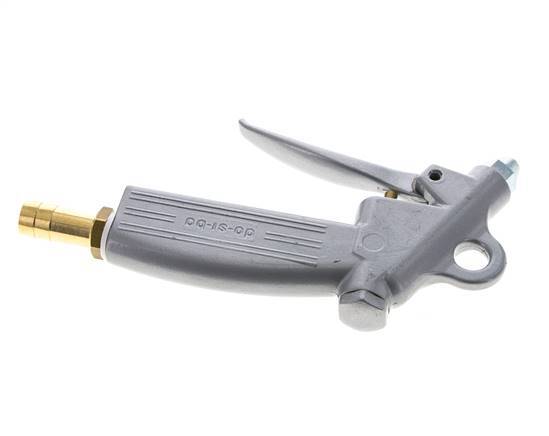 pistola de aire comprimido de aluminio de flujo ajustable de 13 mm con boquilla corta