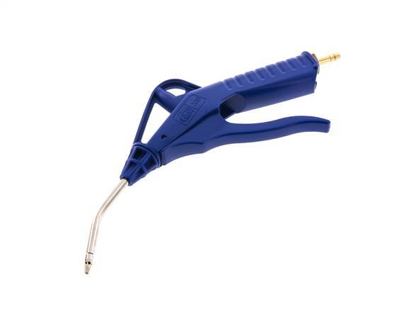 6mm Plastic Air Blow Gun Fixed Noise Protection Nozzle