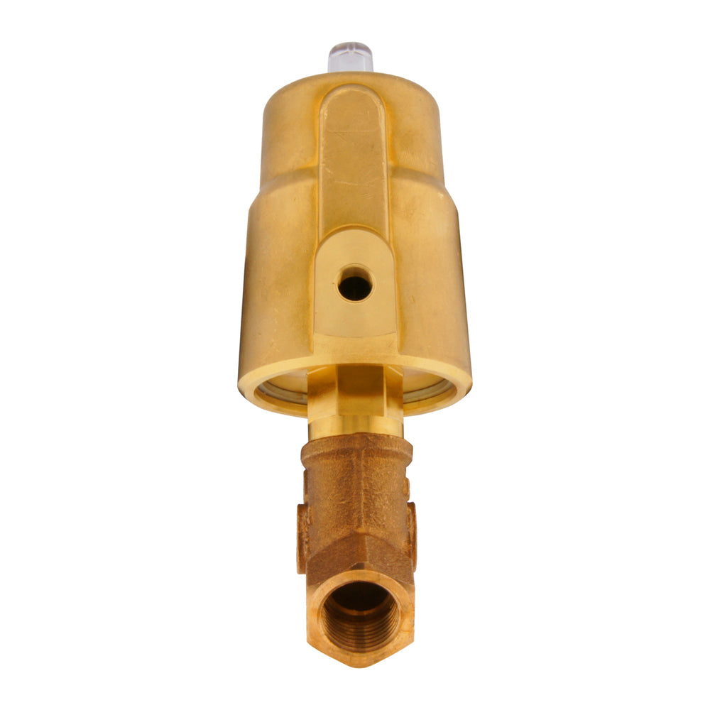 G1-1/4'' PTFE 10bar NC Válvula de asiento inclinado Latón AL2