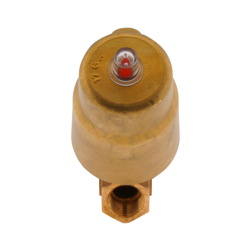 G1-1/4'' PTFE 10bar NC Válvula de asiento inclinado Latón AL2
