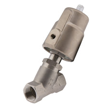 G1/2'' FKM 15bar NO Angle Seat Valve Stainless-Steel/Brass AL2