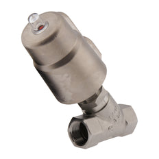 G1/2'' FKM 15bar NO Angle Seat Valve Stainless-Steel/Brass AL2