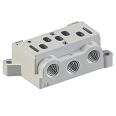 Placa Base SMC G1/4'' Tamaño 1/2 Para La Serie EVS1-01/1-02 - VS1-01-A02F