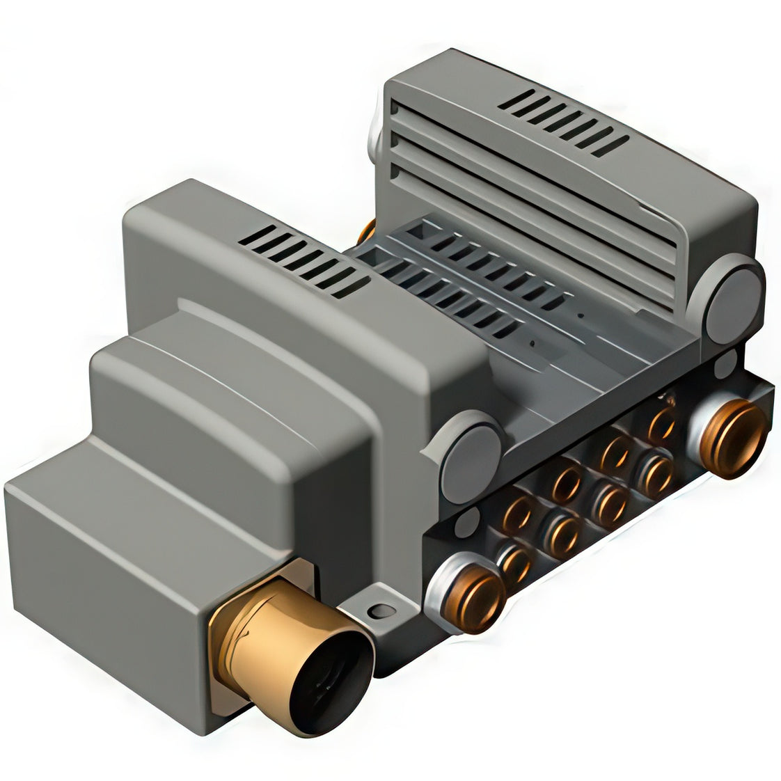 Componente De Operación SMC Con Kit De Conector Múltiple IP67 8-mm Push-In - VV5QC21-10C8MD0