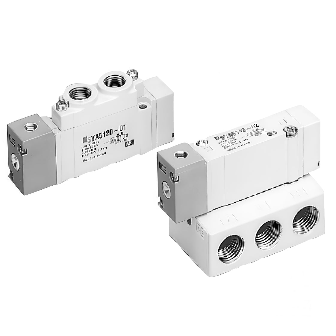 Válvula De Aire Operada En Línea SMC 5/2 Vías G1/8'' - SYA5120-01F