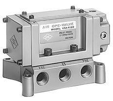 SMC Válvula De Aire Operada De 5/3 Vías Placa Base Rosca Rc - VSA4234-00