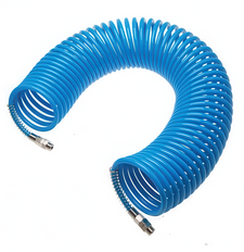 5m Manguera De Aire En Espiral 6x4mm PA Conector Macho R1/8