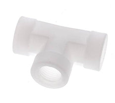 Racor en T G1/4'' Hembra Polipropileno (pp) FDA 10bar (140,5psi)