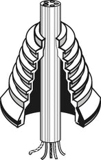 Hensel KST 70 Pasacables IP65 30-72mm Gris - KST 70