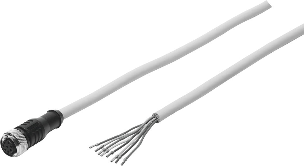 Festo Plug Socket Con Cable M12x1 A- codificado EN 61076-2-101 25m - 5105633