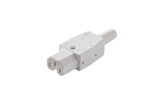 Martin Kaiser C15 Toma IEC para aparatos 120 grados 10A blanco ártico - 783/KWS [25 unidades]