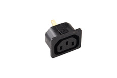Martin Kaiser Toma de aparato de entrada C13 70 grados Fijación a presión - 796/10/63/sw [50 Piezas]