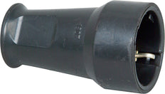 Kopp Enchufe de Contraste de Goma Negro IP20 3x1,5mm 16/250V - 180716003 [10 Piezas]