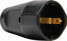 Kopp Acoplamiento de Plástico Negro Contraste Tapón RA - 182105009 [10 Piezas]