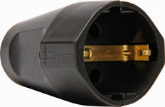 Kopp Enchufe de Contraste de Plástico en Ángulo Recto Marrón 16A 3x1,5mm - 1821.0600.0 [10 Piezas]