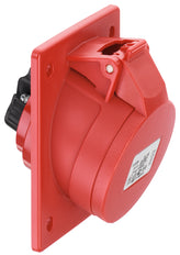 ABL CEE Toma con Brida 20 Grados IP44 32A 3-Polos 230V Azul - F32S220 [10 Piezas]