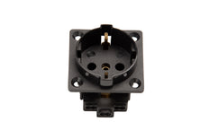 Martin Kaiser 1-Way Flush-Fitting Zócalo Contacto IP20 Negro - 385/1/sw [35 Piezas]