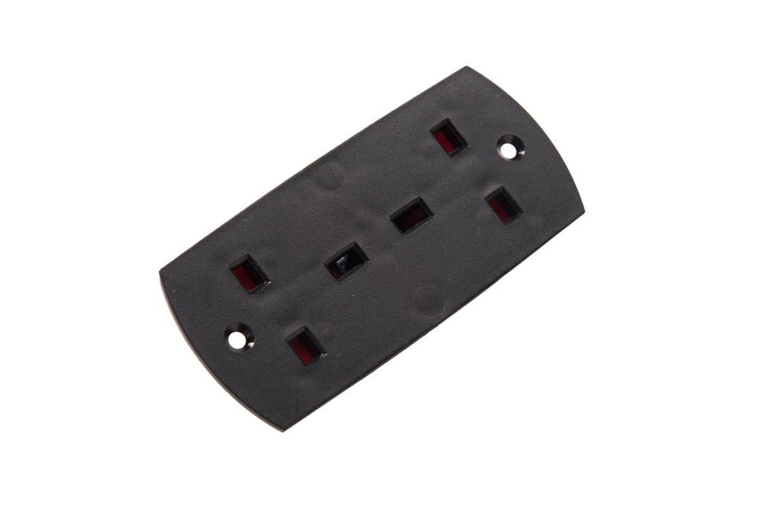 Martin Kaiser MK Enchufe de 2 vías Tipo G IP20 Negro - 499/sw [20 Piezas]