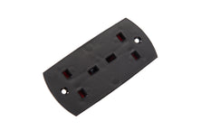 Martin Kaiser MK Enchufe de 2 vías Tipo G IP20 Negro - 499/sw [20 Piezas]