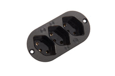 Martin Kaiser 3-Way Inbuilt Device Socket Earthing Contact Negro - 503/2/sw [80 Piezas]
