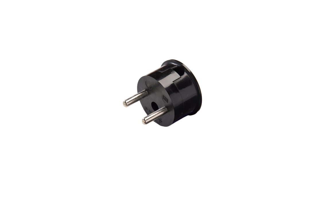 Martin Kaiser Enchufe MK 10 Amp Sin Contacto de Tierra Negro - 599/sw [80 Piezas]