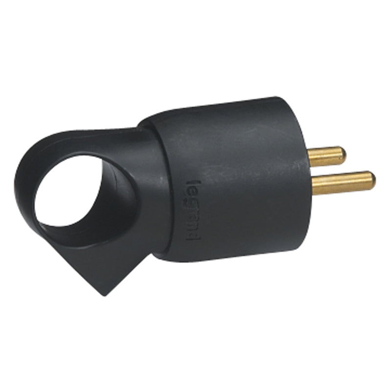 Legrand Tapón Negro Con Tirador De Ojal - 050428 [25 Piezas]